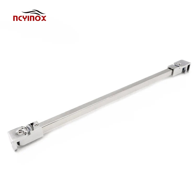 Factory Direct Selling Wall-to-Glass Support Bar Connector Hardware Brackets Glass Pull Rodfor Bathroom