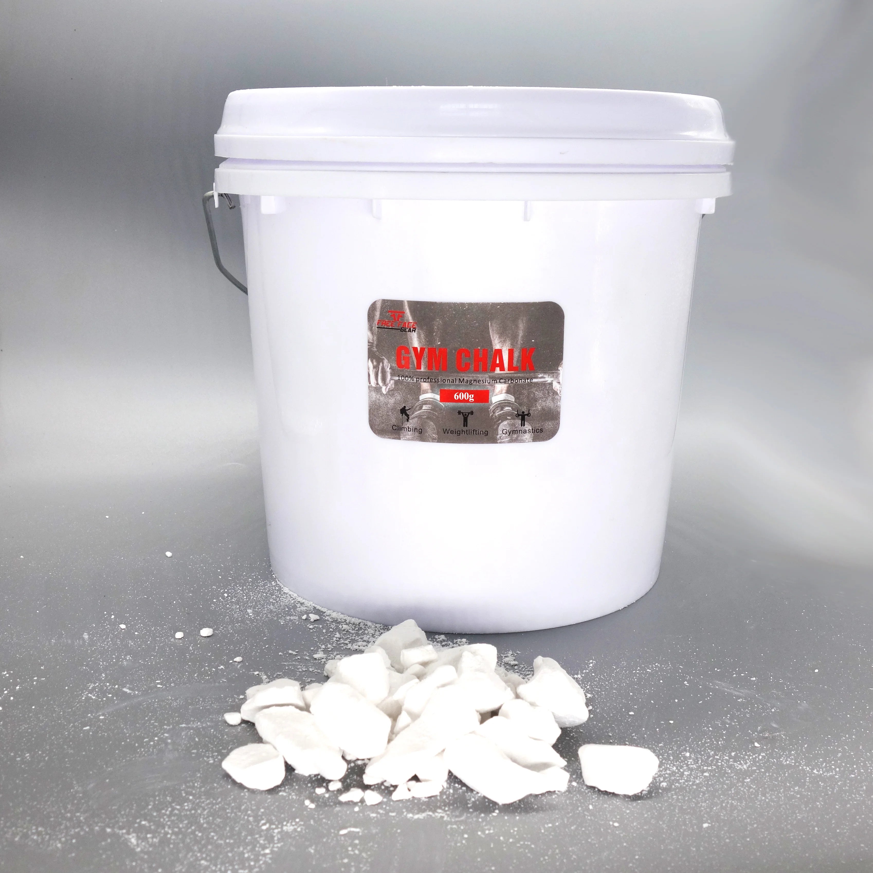 Chunky Gym Chalk Magnesium Carbonate 300g Bucket Package