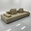 Italian Luxury Sectional Big Faux Leather Sofa Couch Deep Wide Comfortable 3 Seater Sofa Set Furniture MegaBDM