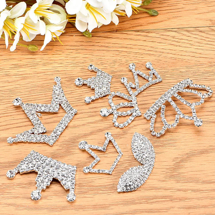 Hot Selling Popular Alloy Rhinestone Accessories Diamond Crown Tiara Creative Handmade Jewelry Accessories