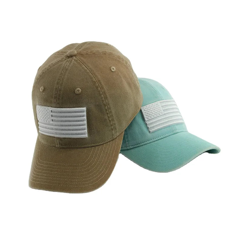 New Promotional 6 Panel Baseball Cap Custom Embroidered Mens 100% Cotton Letter Pattern Sports Cap