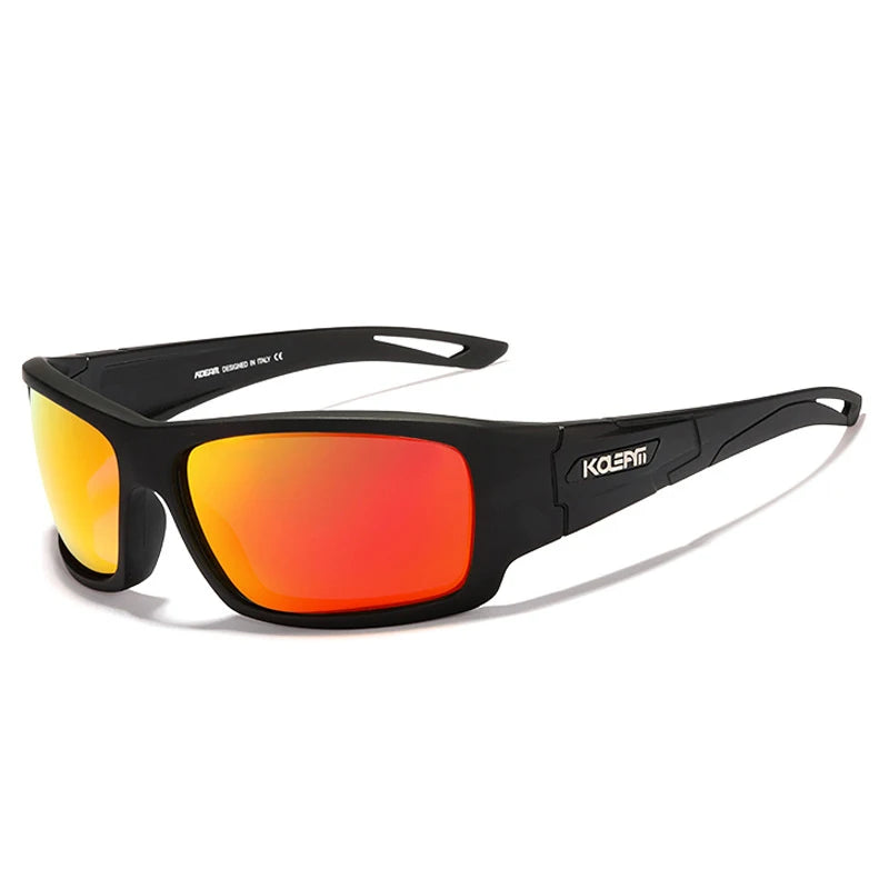 Kenbo Designer Men's Retro Sport Sunglasses Polarized Outdoor Cycling Eyewear with Tac Lenses PC Frame for Driving Sun Glasses