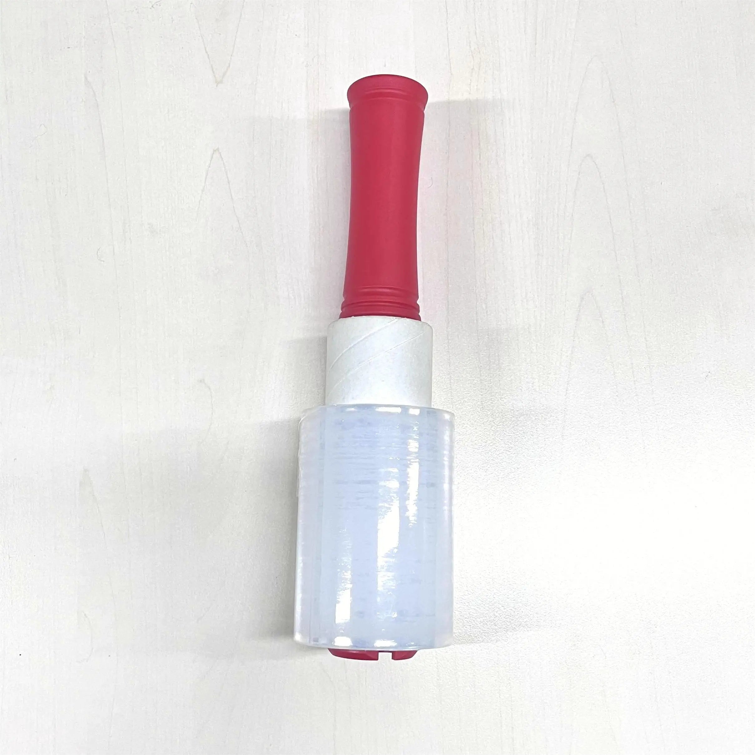 5 Inches by 500 Ft  80 Gauge 20 Mic Thick Self-Adhering Plastic Wrap for Moving Clear Plastic Pallet Stretch Film Handle Roll