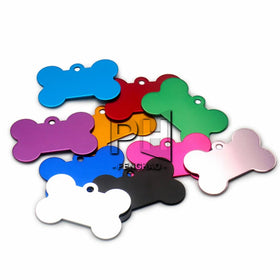 Wholesale s ID Bone Nameplate Personalized Puppy Tags Customized Dog Pet Name Phone Address No. Tag