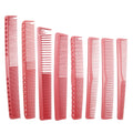 Custom Logo Beauty Salon Equipment Hairdressing Accessories Double Tooth Cepillo Barber Shop Hair Extension Comb Set
