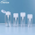 Instock PET Nail Polish Remover Bottles 120ml 150ml 200ml 300ml with Press Pump Dispenser Makeup Remover Bottles