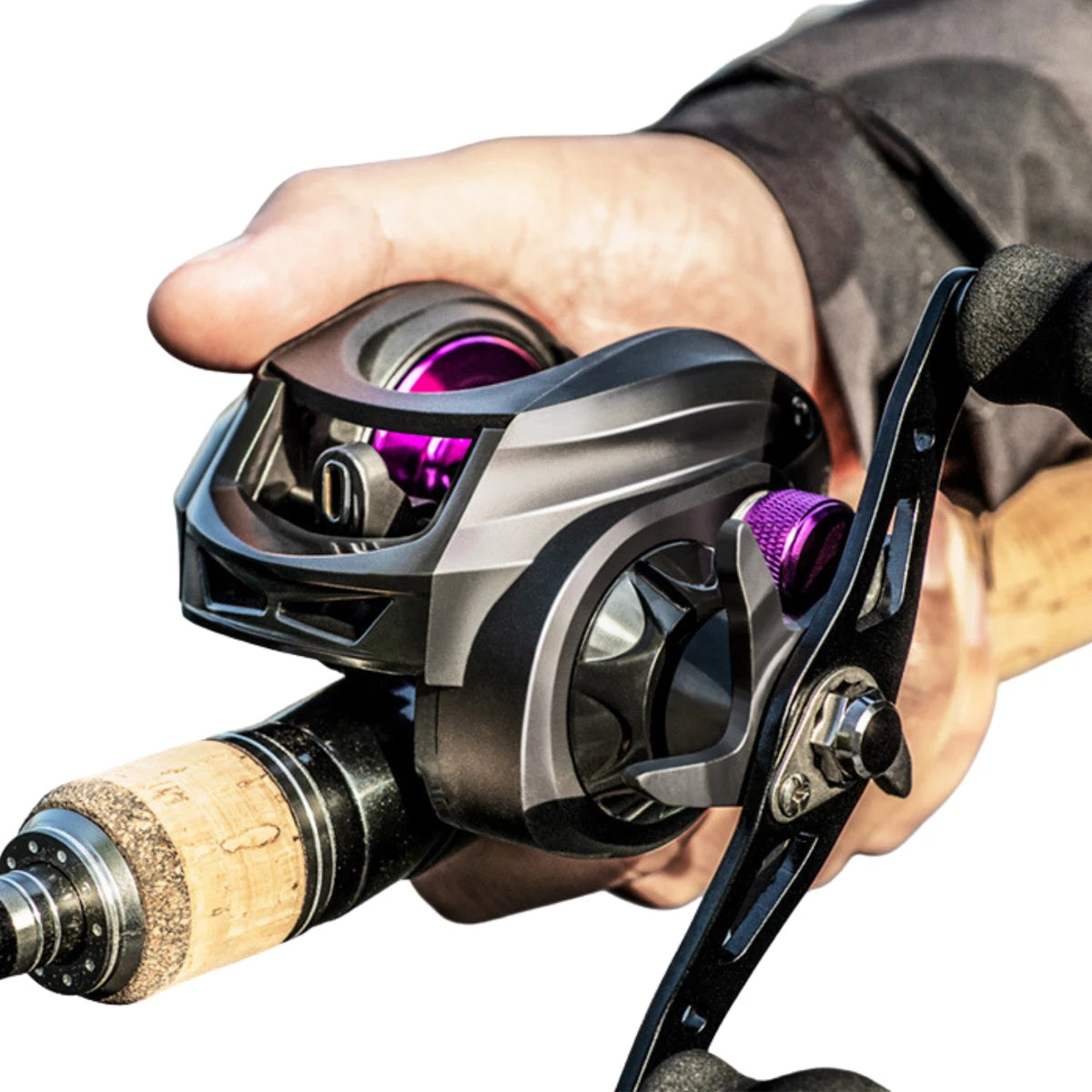 High Quality 7.2:1 Baitcasting Fishing Reel Semi Automatic Fishing Reel Cast Saltwater Fishing Tackle