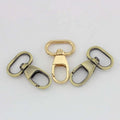 Nolvo World 20mm 3/4"  Spring Swivel Lobster Clasp Snap Hook for  Bag Lobster Hook Bags with Metal Hook Claw
