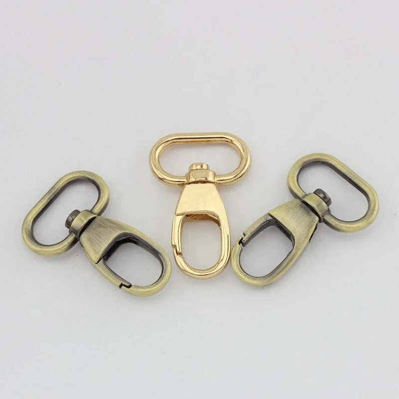 Nolvo World 20mm 3/4" Spring Swivel Lobster Clasp Snap Hook for Bag Lobster Hook Bags with Metal Hook Claw MegaBDM
