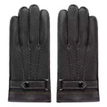 Hot Sale Warm Winter Custom Wool Lining Mens Outdoor Thermal Real Leather Sheepskin Gloves