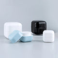 New Style PP Shinning square Plastic Sunscreen Cream Jars 20g 30g 50g 100g White Blue Black Skincare Cosmetic Packaging