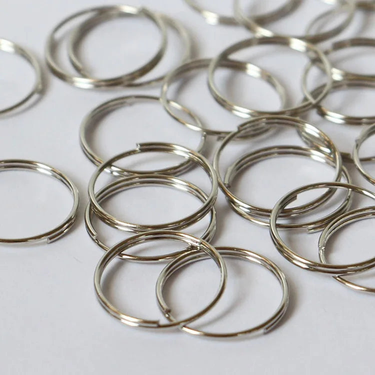 Gold Silver Metal Ring Connector for Crystal Chandelier Bead Parts MH-12904