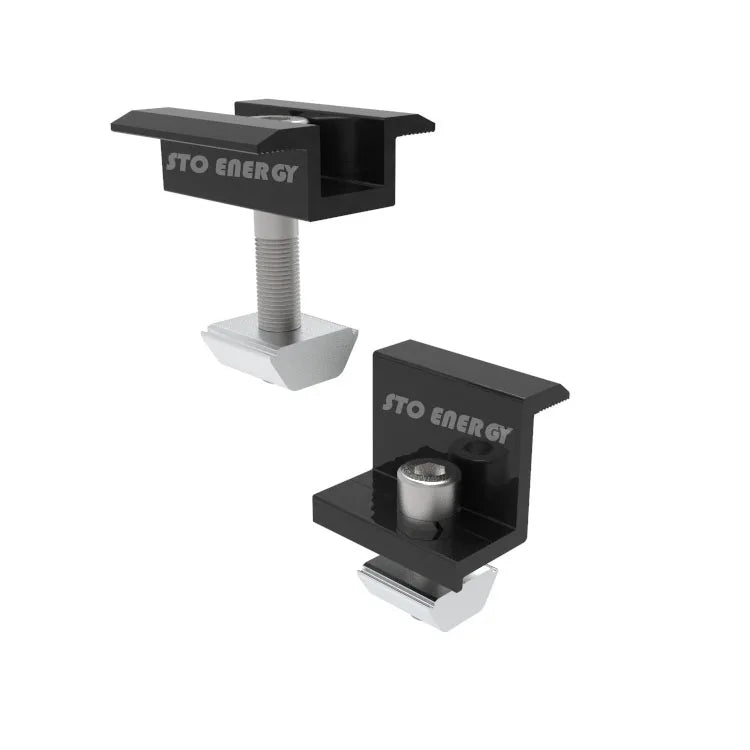 Wholesale Solar Panel Bracket Accessories Mid Clamp Inter Clamp for Solar Panel Mounting System