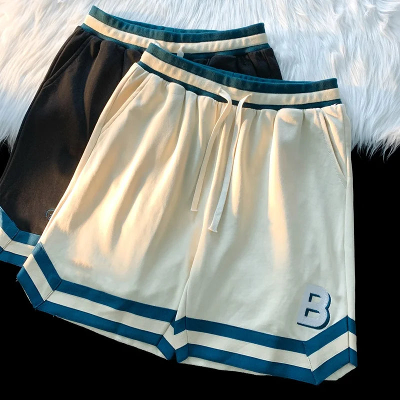 Custom Polyester Shorts Basketball 5 Inch Shorts Plain Design Double Layer Training Nets Custom Sublimation Mesh Shorts