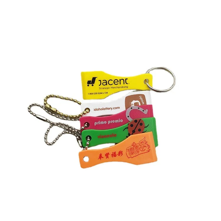 Lottery Ticket Stickers Keychain Plastic Scraper Tool for Labels Films Essential Lottery Scratcher Tool