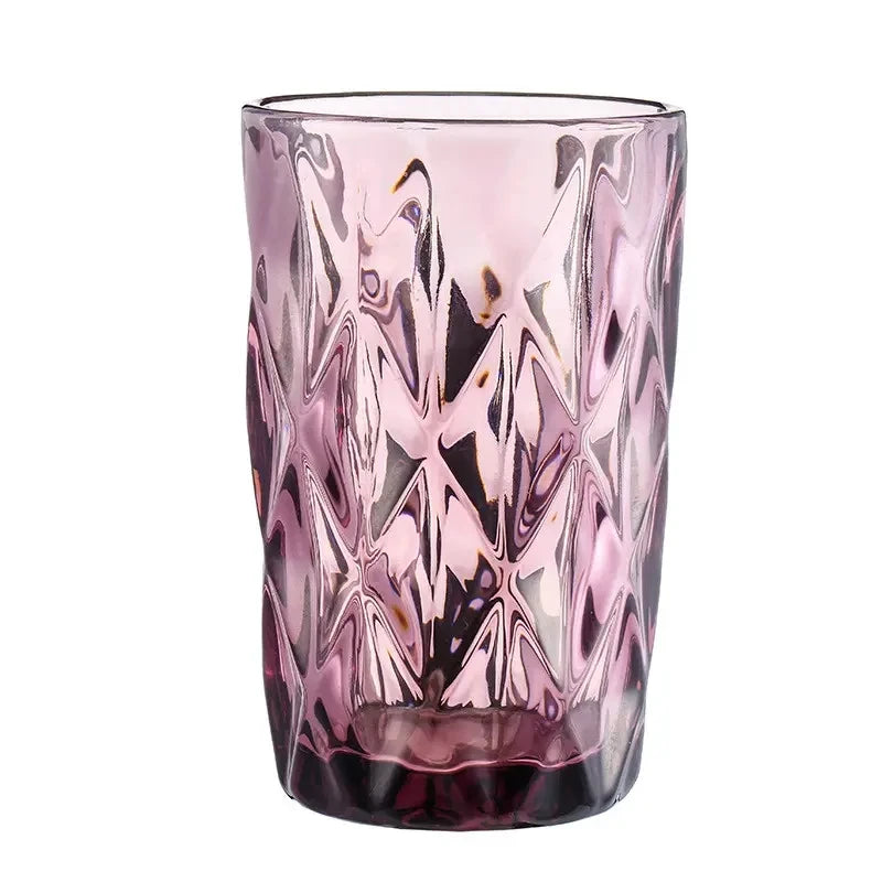 Wholesale Customizable Multi-Color Glassware Set European Design Functional Tabletop Drinking Decorative Event Party Items