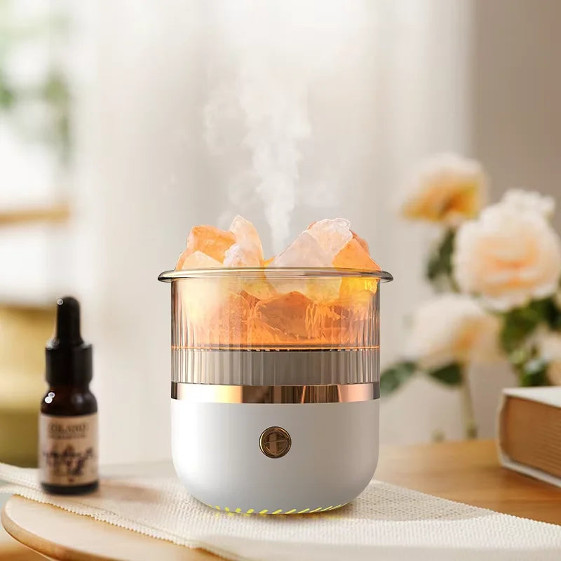 Wholesale Humidificador Ultrasonic Salt Stone Humidifier Essential Oil Aroma Diffuseur Humidifier for Hotel Household