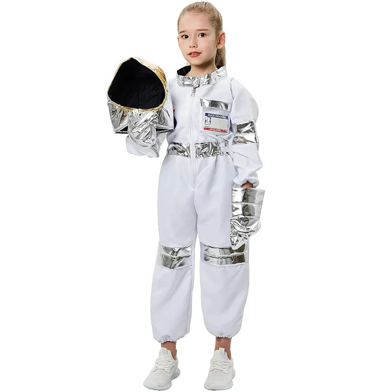 Kids TV Movie Costume Boys Girls Astronaut Cosplay Costume Clothing Set