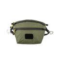 Custom Durable Outdoor Hiking Fanny Pack Crossbody Waist Bag Zipper Closure Sporty Style Pillow Shape Waterproof Dyneema Bag