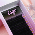 Private Label Soft Velvet Lashes Vendor/matte Cashmere Lash Extensions Trays /0.03 0.05d Jet Black Lash Trays Eyelash Extensions