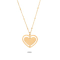 Customizable 316L Stainless Steel Pendant Necklace Rotatable Heart Engraving Classic Waterproof for Anniversary-Wholesale Couple