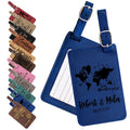 Personalized Custom Luggage Name Tag Laserable Leatherette Travel Agent Gifts Personalized Luggage Tags