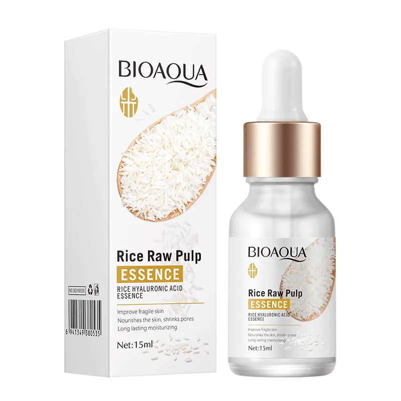 BIOAOUA Rice Hyaluronic Acid Essence Replenishes Moisturizing Brightens Skin Tone Improves Roughness K1