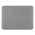 Large Heat-Resistant Dish Drainer Mat Silicone Dish Drying Mat Easy Clean for Kitchen Counter