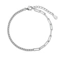 925 Sterling Silver Rhodium Gold Plated Women's Tennis Bracelet 5A Cubic Zirconia Moissanite Brilliant Cut Paperclip Chain Gift
