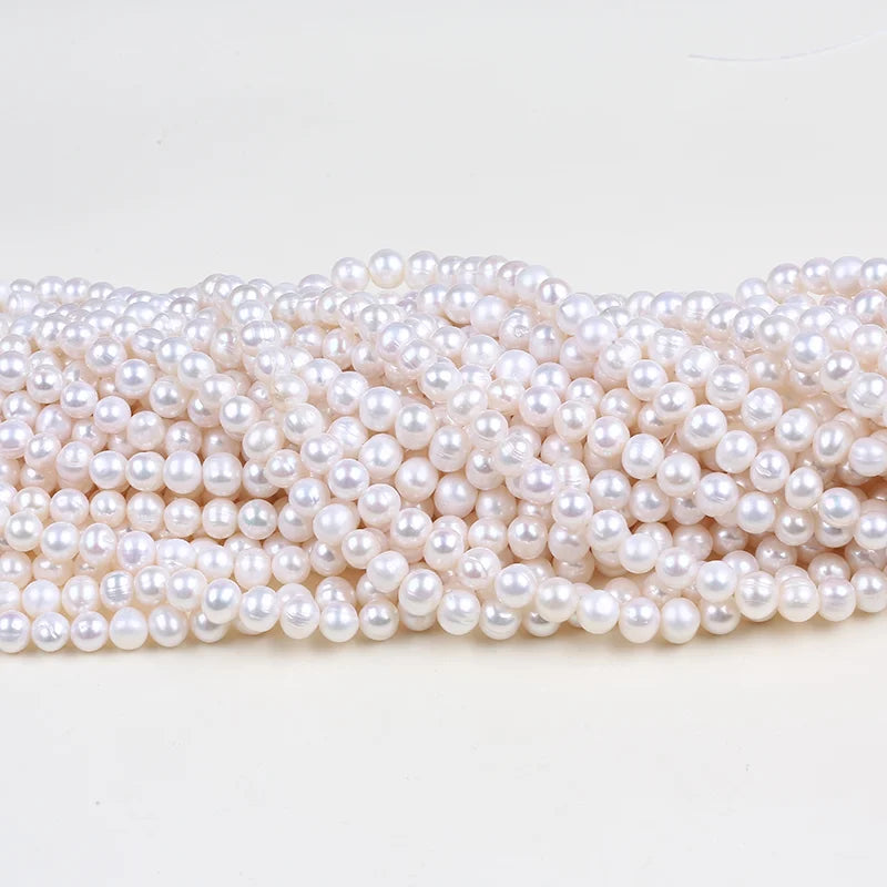 Wholesale 8-9mm Potato Freshwater Pearl Strands for Jewelry Making