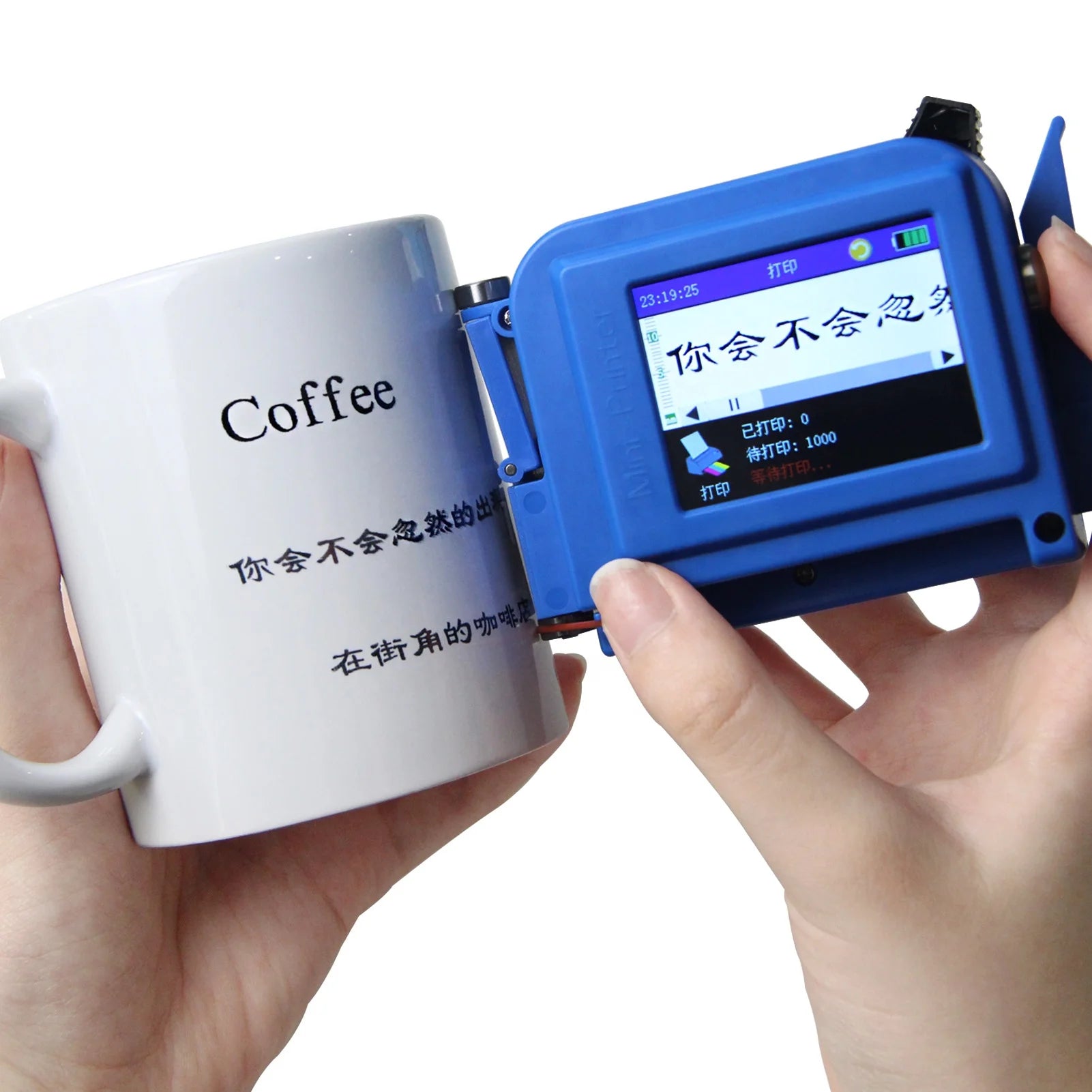 Small Mini Quick Drying Printer Can Print on Any Materials Such As Plastic Metal and Glass