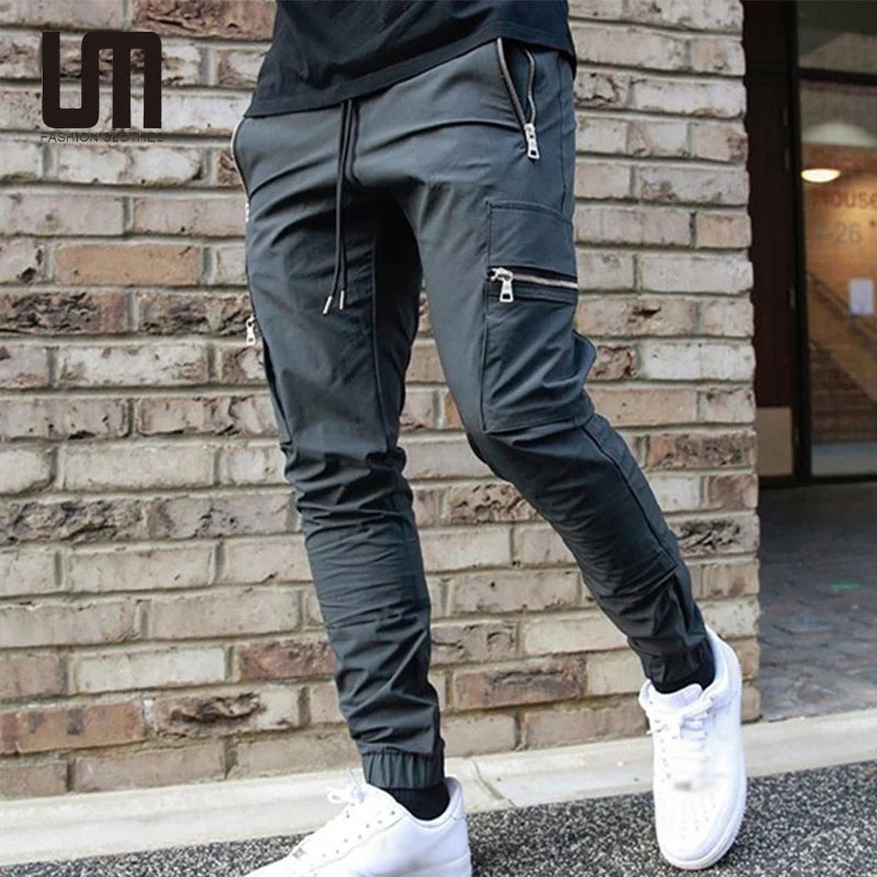 Hot Products Custom Logo Men Clothing Cargo Pants Sports Fitness Running Trousers Joggers Sweatpants