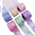 Wholesale 6cm Garment Accessory Floral Sequin Lace Fabric Lace Trimming for Garments Hair Accessory