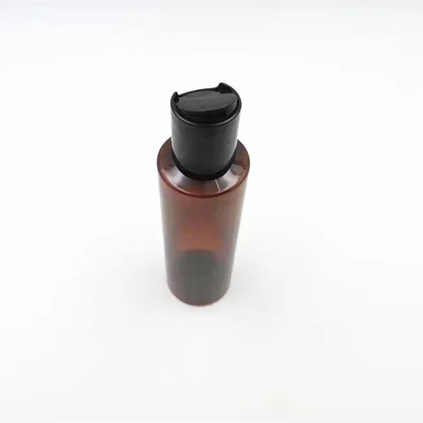 150ml 250ml 3oz 8oz Amber Plastic PET Lotion Bottle with Disc Top Cap Low MOQ Cosmetic Squeeze Shampoo Conditioner Bottle