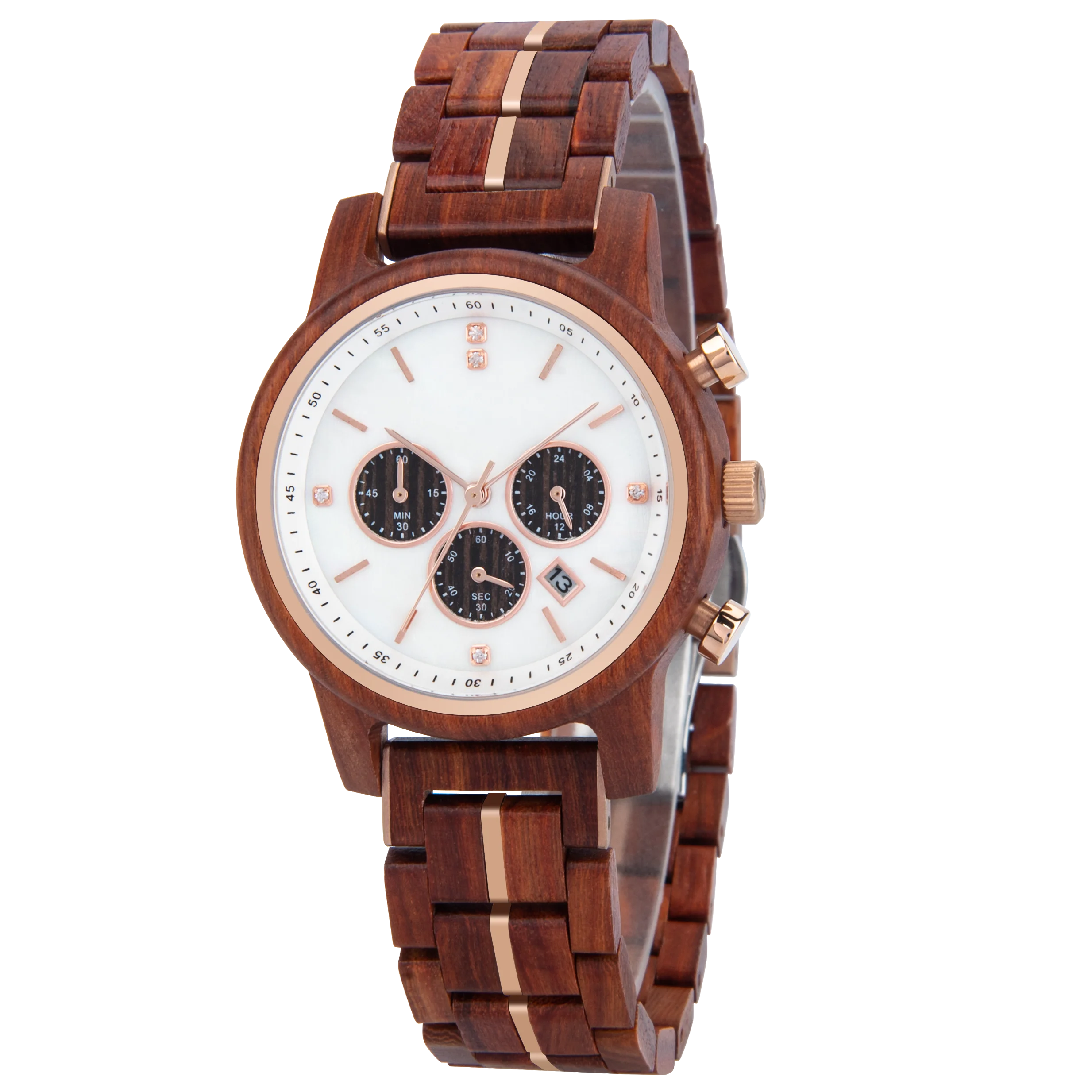 High Grade Luxury Square Wooden Waterproof Watch 18mm Sport Antique Business Pointer Quartz Movement 3BAR Water Resistant for
