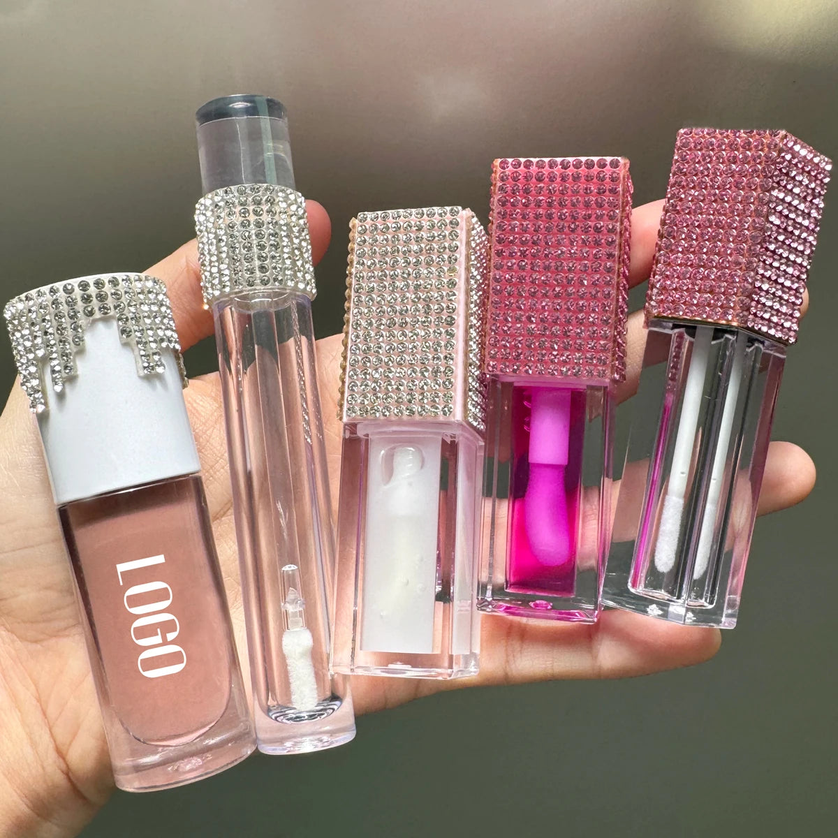 Wholesale plumping liquid layer lip care oil custom logo vegan clear moisturizing scented flavored glossy fat lip oil
