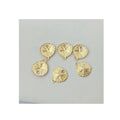 GP Hot Sale Fashion 14/20 Gold Filled Sand Dollar Charms for Non Tarnish Gold Pendant Findings