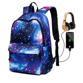 Women School Backpacks USB Charging Canvas Backpack School Bags for Teenagers Boy Girls Large Capacity Travel Backpack Men Bags