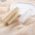 Good Quality Nail Dust Cleaning Brush Eco-friendly Double Side Use Wooden Manicure Cleaning Brush