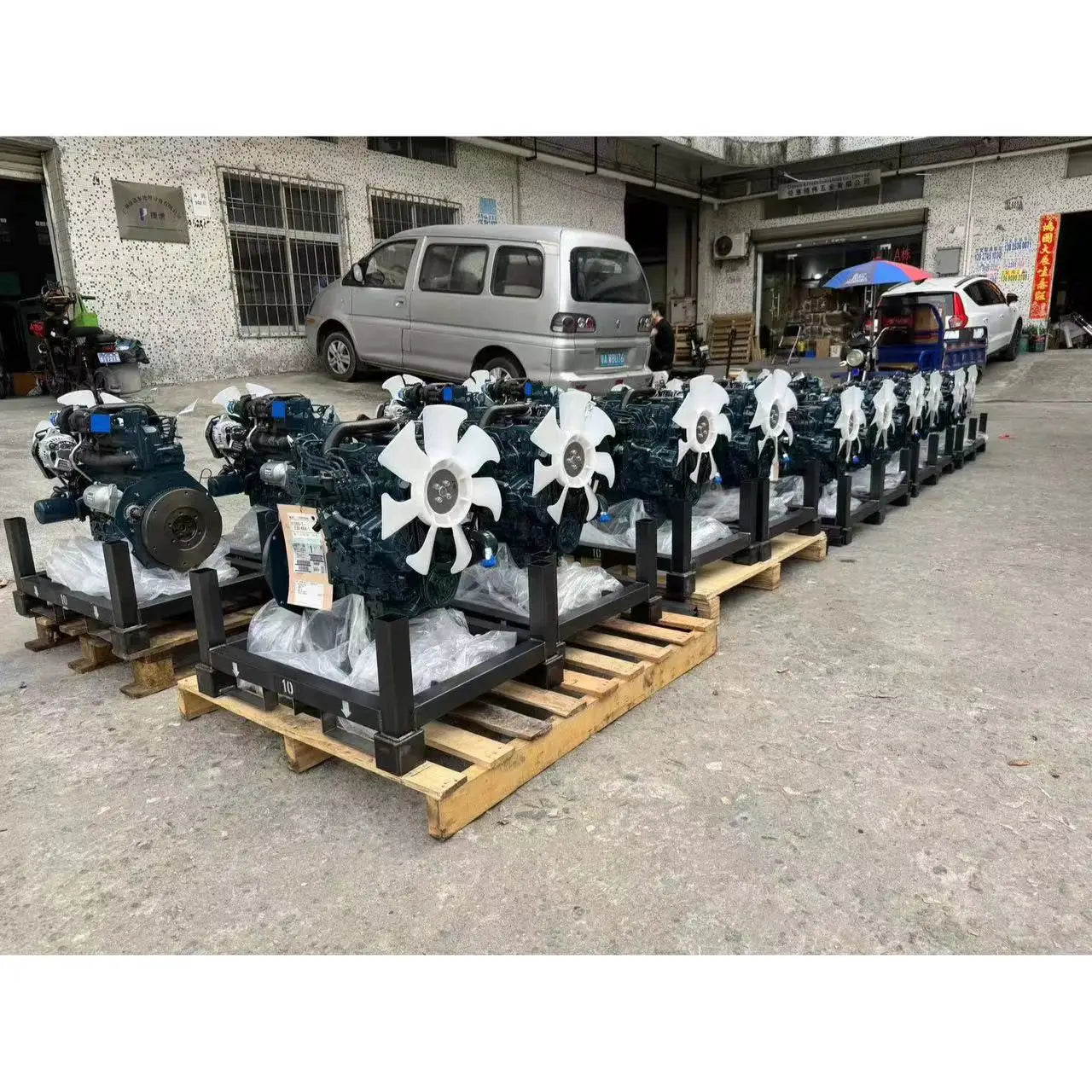 New Wholesale Diesel Engine Assembly for V1505/V1505T Excavator High Quality Wooden for Protection 3000 RPM Japan Origin 1 Year
