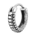 Hip Hop Jewelry Earring Waterproof Men Accessories Rock Stainless Steel Snake Hoop Earrings