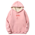 Custom Winter Hoodies Men Sherpa Fur Heavy Fleece Lined Hoodie Embroidery Warm Fluffy Hoodie