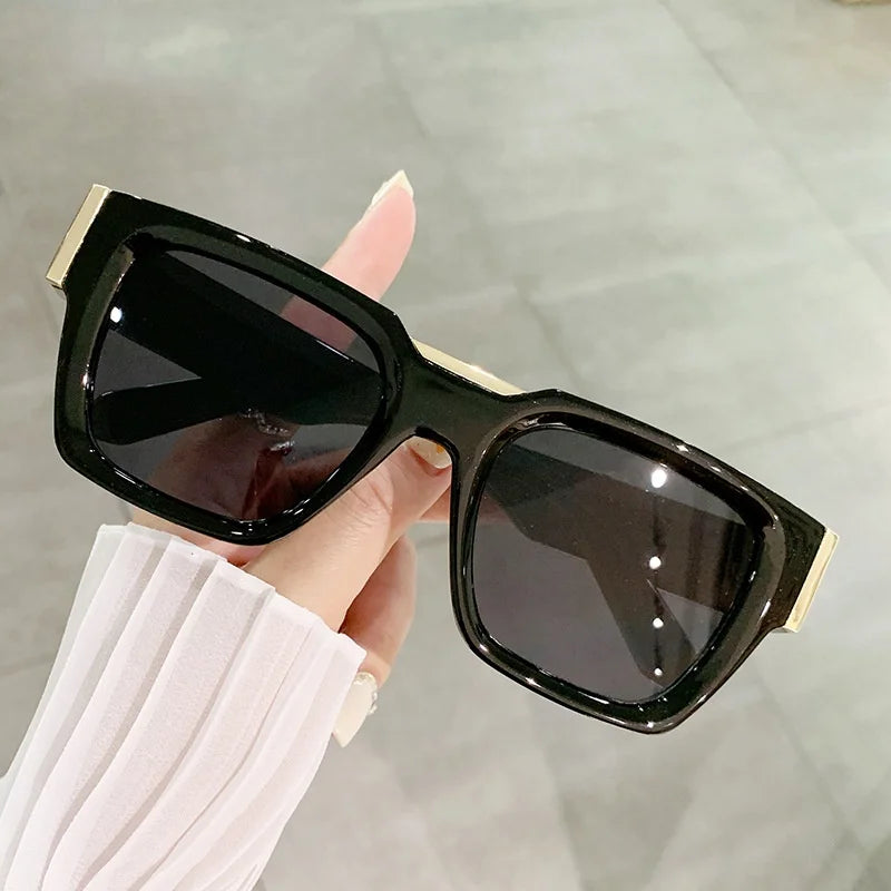 2025 Gradient Sunglasses Elegant Design UV400 Protection Metal Inlay Fashion Eyewear