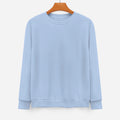 Wholesale Custom logo Unisex Terry Crew Neck Sweatshirts Long Sleeve Mens Pullover Blank Jersey Men Sweatshirt Without Hood