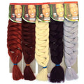 Fujia African Pure Color 165g 82 Inch Crochet Synthetic Fiber X Ultra Expression Heat Resistant Braiding Hair Extension