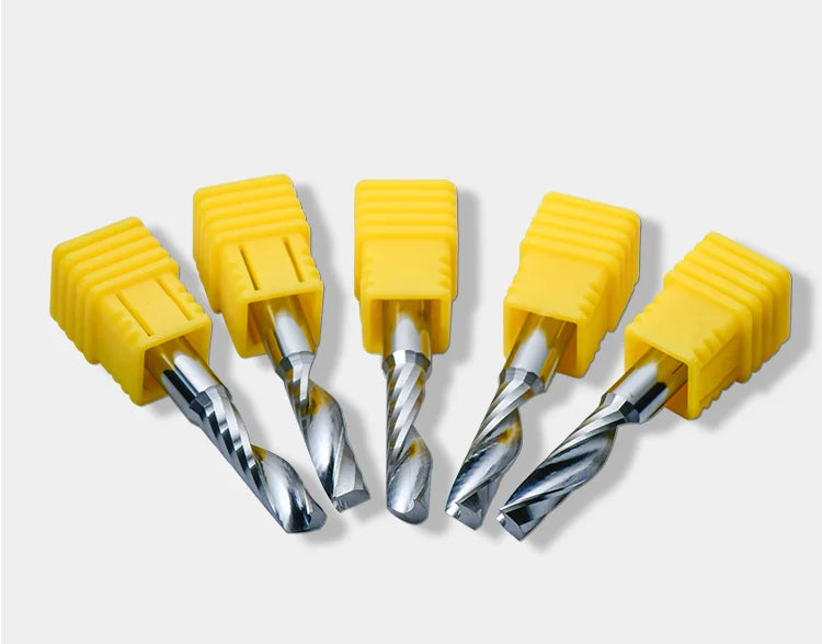LANKE Hot Sale Single Flute End Mill Bits 3.175mm Router Bits for Woodworking MDF CNC Tools Carbide Milling Cutter