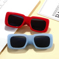 Eyewear Retro Vintage 90s Sun Glasses Cheap Solid Thick Rectangle Men Women Fashion Trendy Sunglasses