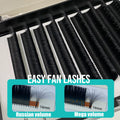 Easy Fan Lash Extensions Wholesale Custom Lash Trays With Logo Easy Fanned 0.03Mm Mega Volume Extension