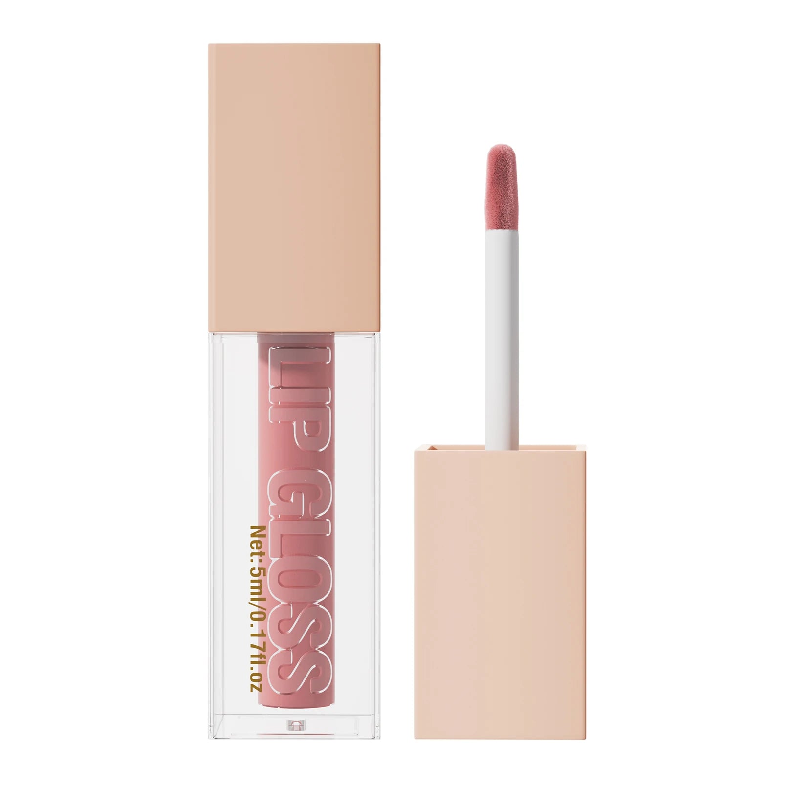 Lip Oil Moisturizing Flavouring Fruit clear Vegan pink Lipgloss Lip Plumper Gloss