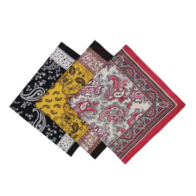 Custom Satin Scarf Bandanas Personalized Cotton Double Sided Bandana